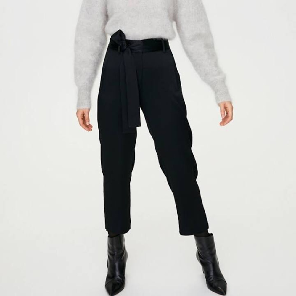 Aritzia Wilfred Tie-Front Pant